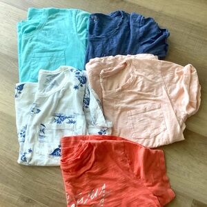 Lot of 5 t shirts medium